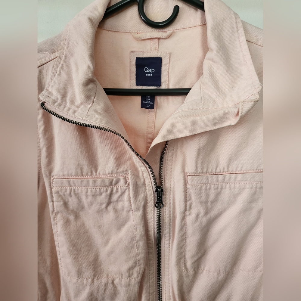 GAP Light Pink Utility Jacket - Picture 2 of 7